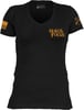 Grunt Style Hold and Focus Womens VNeck TShirtBlack