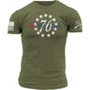 76 We The People Mens TShirtMilitary Green