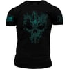 Circuit Skull Mens TShirtBlack