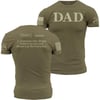 Grunt Style Dad Defined Mens TShirtMilitary Green