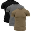 3-pack: Heavy Metal/Tan499/Black, Small