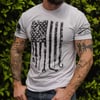 Grunt Style Bar Flag Mens TShirtWhite