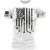 Grunt Style Bar Flag Mens TShirtWhite