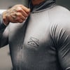 Grunt Style 14 Zip Pullover Mens Long Sleeve SweaterHeather Grey