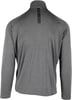 Grunt Style 14 Zip Pullover Mens Long Sleeve SweaterHeather Grey