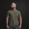 Grunt Style Always Forward Flag Mens TShirtMilitary Green