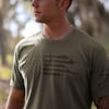 Grunt Style Always Forward Flag Mens TShirtMilitary Green