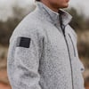 Grunt Style Mens Sweater JacketHeather Grey