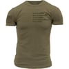 Grunt Style Always Forward Flag Mens TShirtMilitary Green