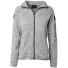 Grunt Style Womens Sweater JacketHeather Grey