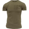 Grunt Style Always Forward Flag Mens TShirtMilitary Green