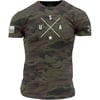 Grunt Style Basic Simple USA Mens TShirtWoodland Camo