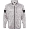 Grunt Style Mens Sweater JacketHeather Grey