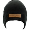 Grunt Style Leather Patch Beanie Black One SizeGrunt Style Leather Patch Beanie Black One Size