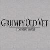 Grunt Style Grumpy Old Vet HoodieSport Grey