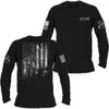 Grunt Style 1776 Flag Long Sleeve TShirtBlack