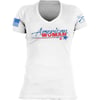 Grunt Style American Woman Womens VNeck TShirtWhite