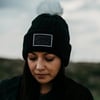 Grunt Style Logo Black Pompom Beanie Black One SizeGrunt Style Logo Black Pompom Beanie Black One Size