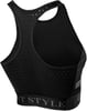 Grunt Style Womens GS Racerback Sports BraBlack