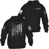 Grunt Style 1776 Flag HoodieBlack