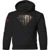 Grunt Style Super Patriot Unisex Youth HoodieBlack