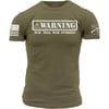 Grunt Style Warning May Tell War Stories Mens TShirtMilitary Green