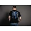 Grunt Style Blue Shield  Mens TShirt BlackBlack