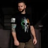 Grunt Style Mens American Reaper 20 ShortSleeve TeeIrish Black