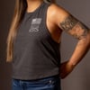 imageGrunt Style I Survive Racerback Womens Cropped TankHeather Gray