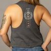 imageGrunt Style I Survive Racerback Womens Cropped TankHeather Gray