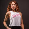 imageGrunt Style Badass Racerback Womens Cropped TankWhite