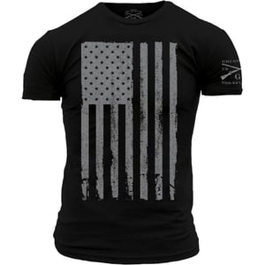 Grunt Style America Patriotic Flag Mens ShirtBlack