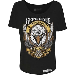 Grunt Style Easy Rider Eagle Womens Slouchy TShirtGrunt Style Easy Rider Eagle Womens Slouchy TShirt