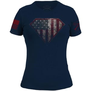 Grunt Style Super Patriot 20 Womens TShirtMidnight Navy