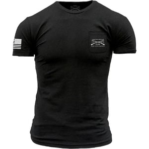 Pocket Basic Mens TShirtBlack Heather