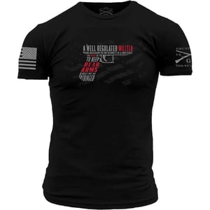 Second Amendment Pistol Mens TShirtBlack