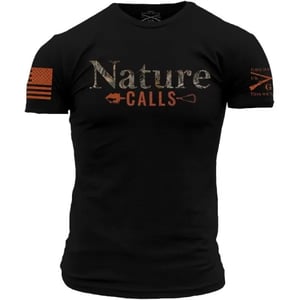 Grunt Style Realtree Edge  Nature Calls Mens TShirtBlack