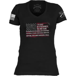 Pledge Womens VNeck TShirtBlack