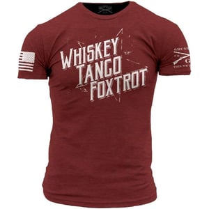 Grunt Style Whiskey Tango Foxtrot II Mens TShirtCardinal