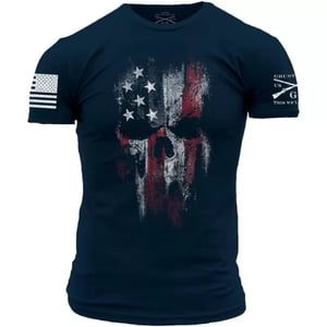 Grunt Style Mens American Reaper 20 ShortSleeve TeeMidnight Navy