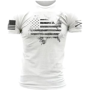 Grunt Style American Acid Mens TShirtWhite