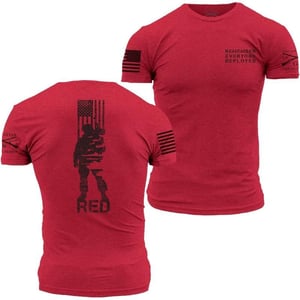 Grunt Style RED All Forces Mens TShirtRed