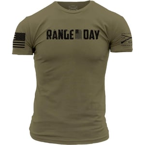 Grunt Style Range Day Mens TShirtMilitary Green