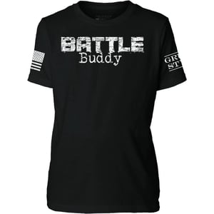 Grunt Style Battle Buddy Unisex Youth TShirtBlack