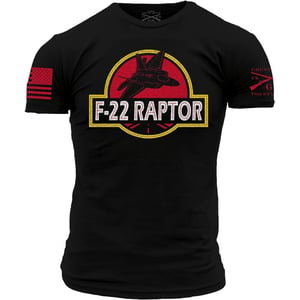 Grunt Style F22 Raptor Mens TShirtBlack