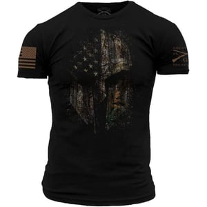 Grunt Style Realtree Edge American Spartan 20 Mens TShirtBlack