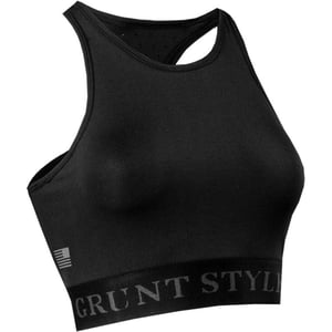 Grunt Style Womens GS Racerback Sports BraBlack