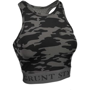 Grunt Style Womens GS Racerback Sports BraBlack Camo