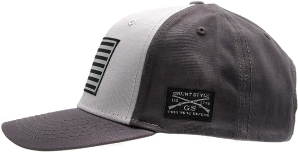 Grunt Style GS American Flag HatDark Grey