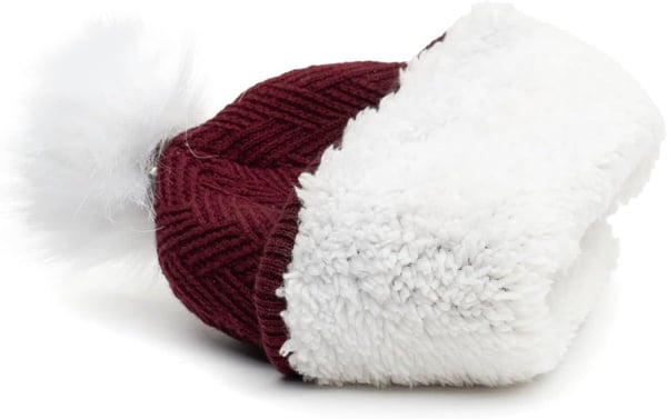 Grunt Style Fleece Lined Maroon Pom Pom Beanie One Size MaroonGrunt Style Fleece Lined Maroon Pom Pom Beanie One Size Maroon